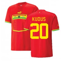 Fotbalové Dres Ghana Mohammed Kudus #20 Venkovní MS 2022 Krátký Rukáv